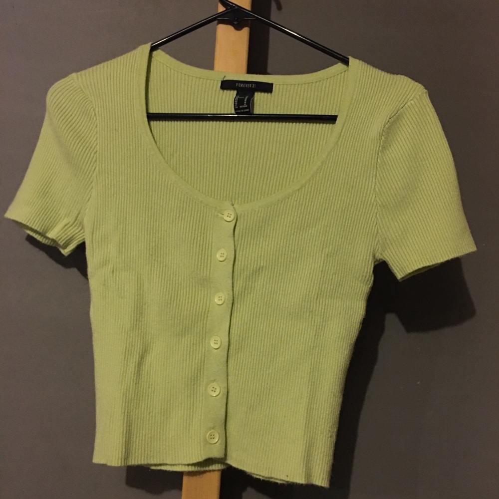 Green Sweater Top